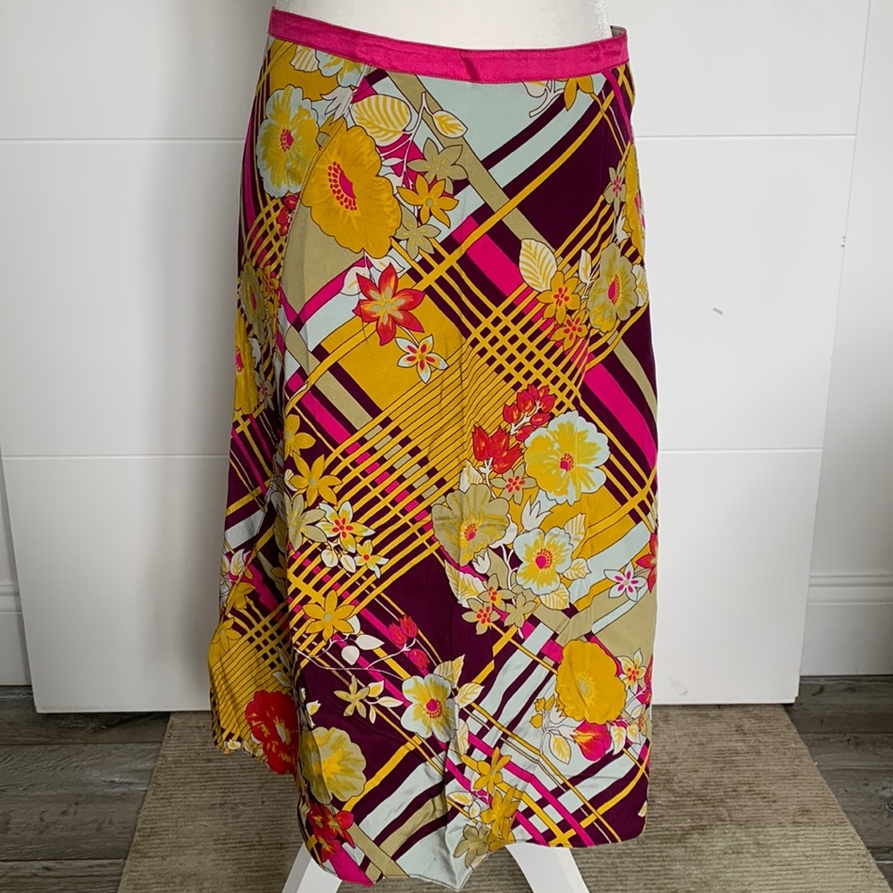 Tibi silk skirt